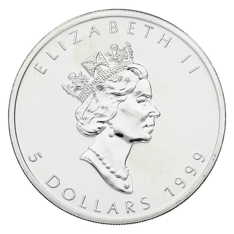 Stříbrná mince 1 Oz Maple Leaf 1999