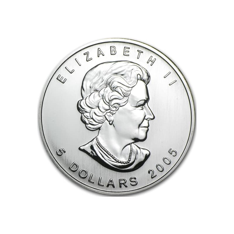 Stříbrná mince 1 Oz Maple Leaf 2005