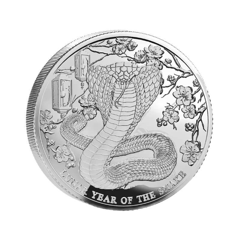 Stříbrná mince 1 Oz Pitcairn Island Lunar Year of the Snake 2025
