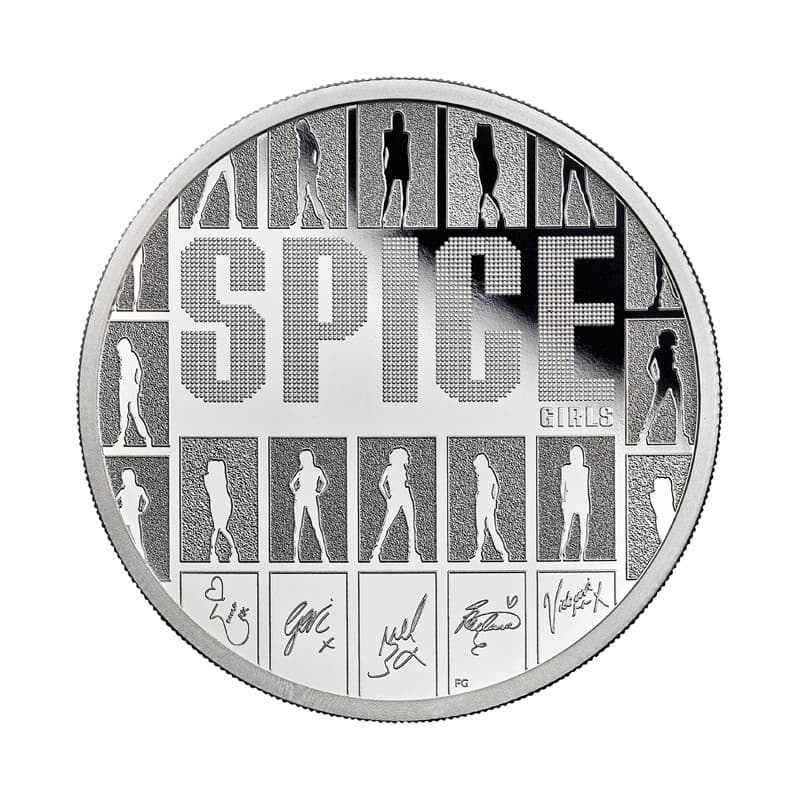 Stříbrná mince 2 Oz Music Legends Spice Girls 2026