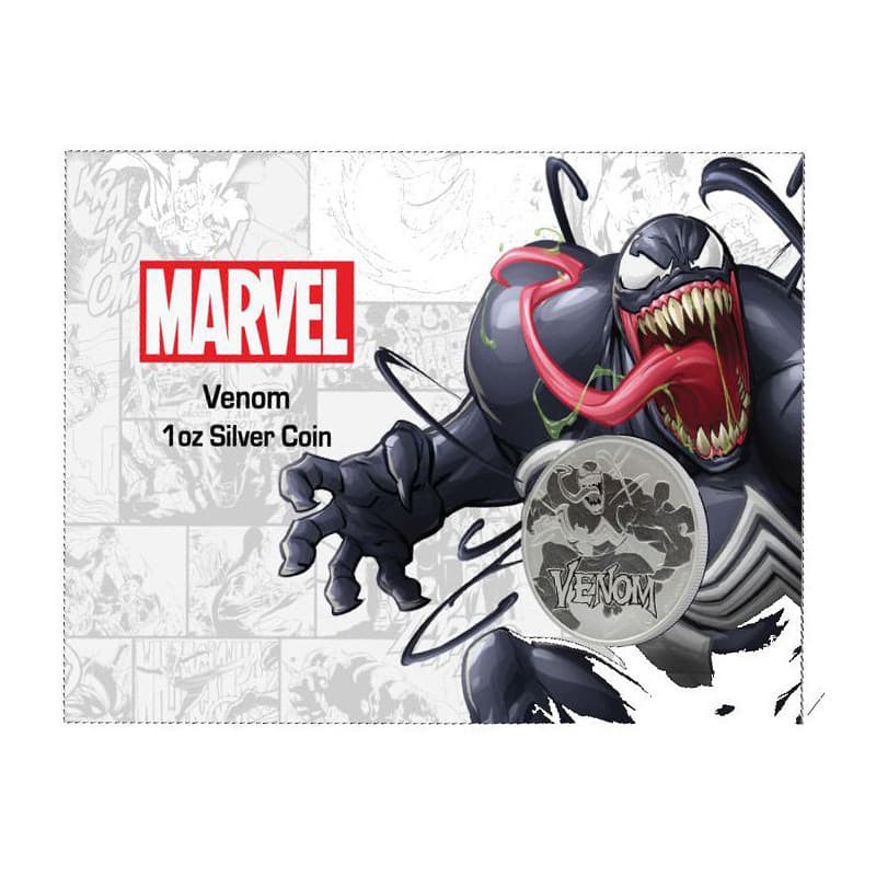 Stříbrná mince 1 Oz Marvel Venom 2020 V kartě