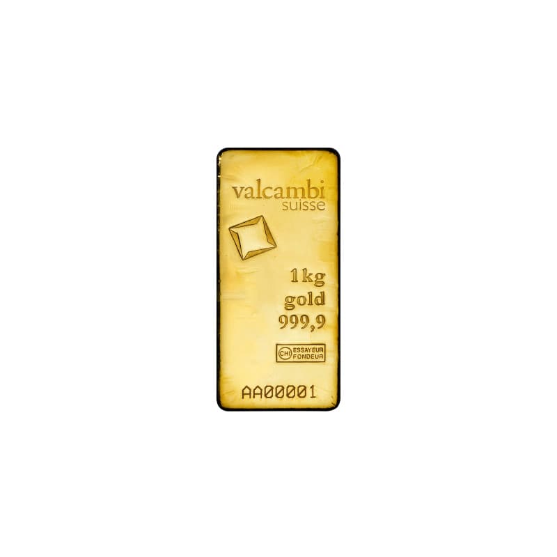 Zlatý slitek 1000 g Valcambi