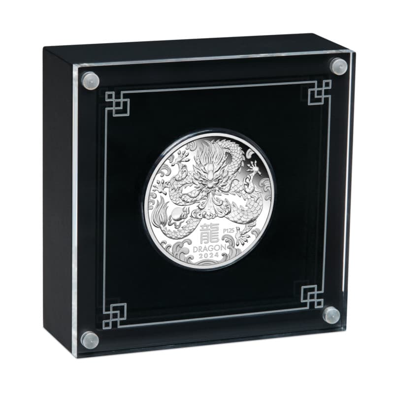 Stříbrná mince 1 Oz Lunar Series III Year of the Dragon 2024 Proof