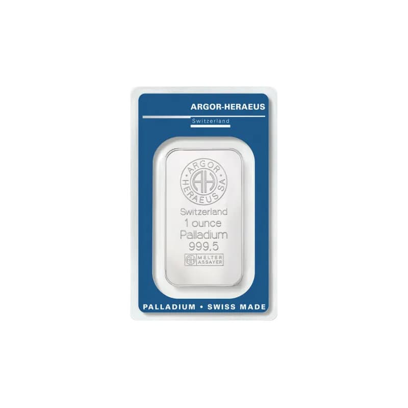 Palladiový slitek 1 Oz Argor Heraeus