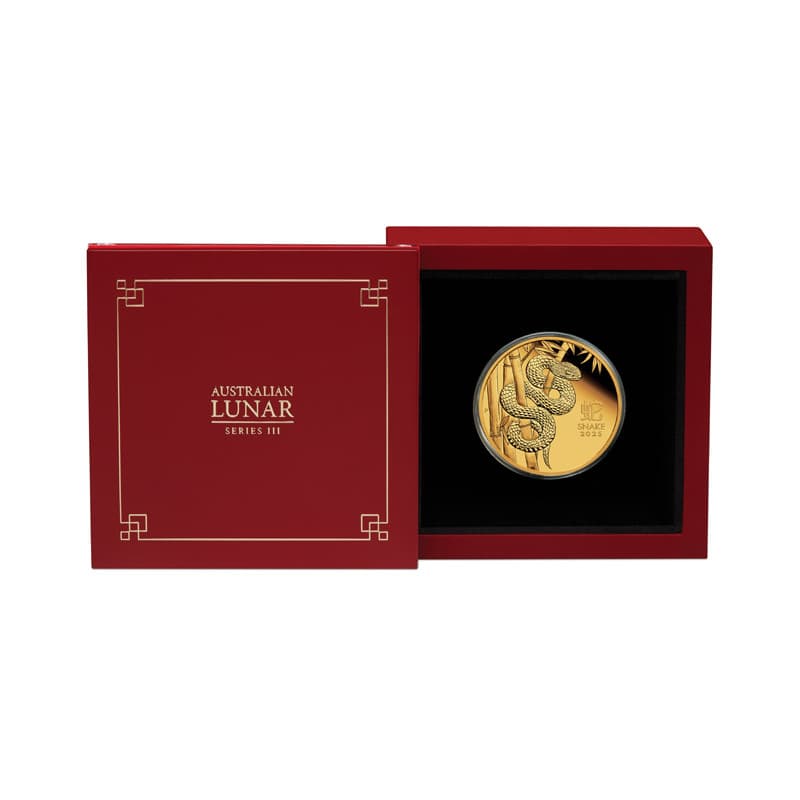 Zlatá mince 1 Oz Lunar Series III Year of the Snake 2025 Proof