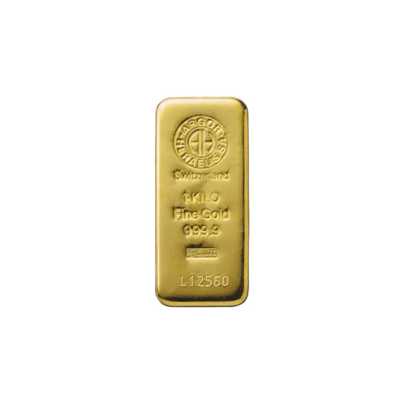 Zlatý slitek 1 Kg Argor Heraeus