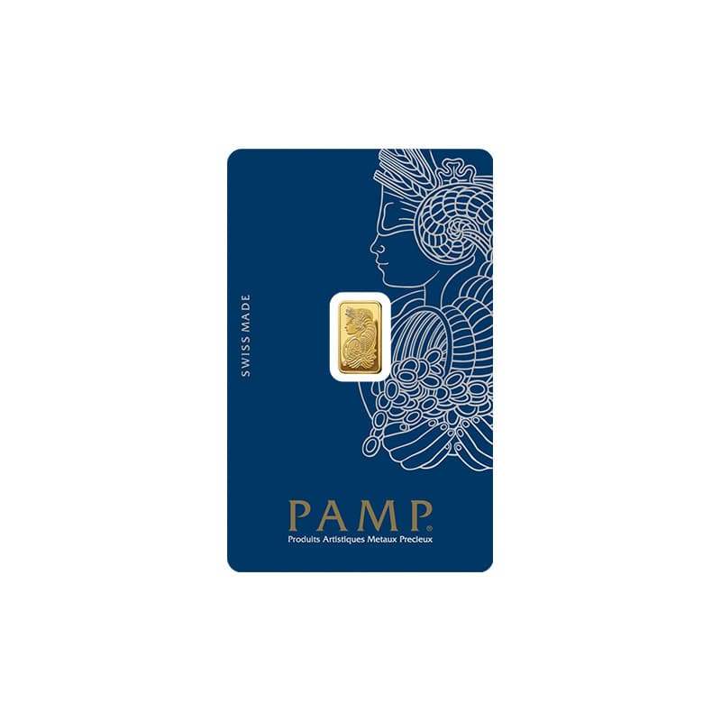 Zlatý slitek 1 g PAMP