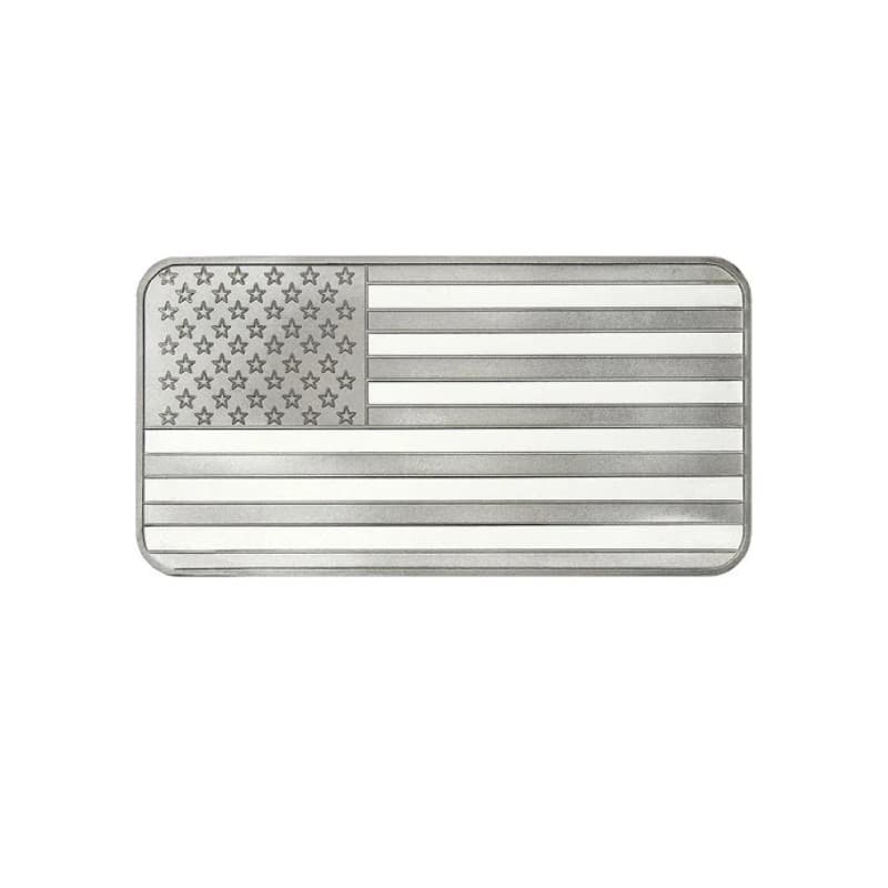 Stříbrný slitek 10 Oz American Flag