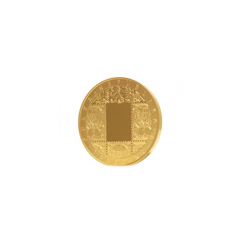 Zlatá mince 1 Oz 100. Výročí Zavedení československé měny ČNB 10000 Kč 2019 Proof