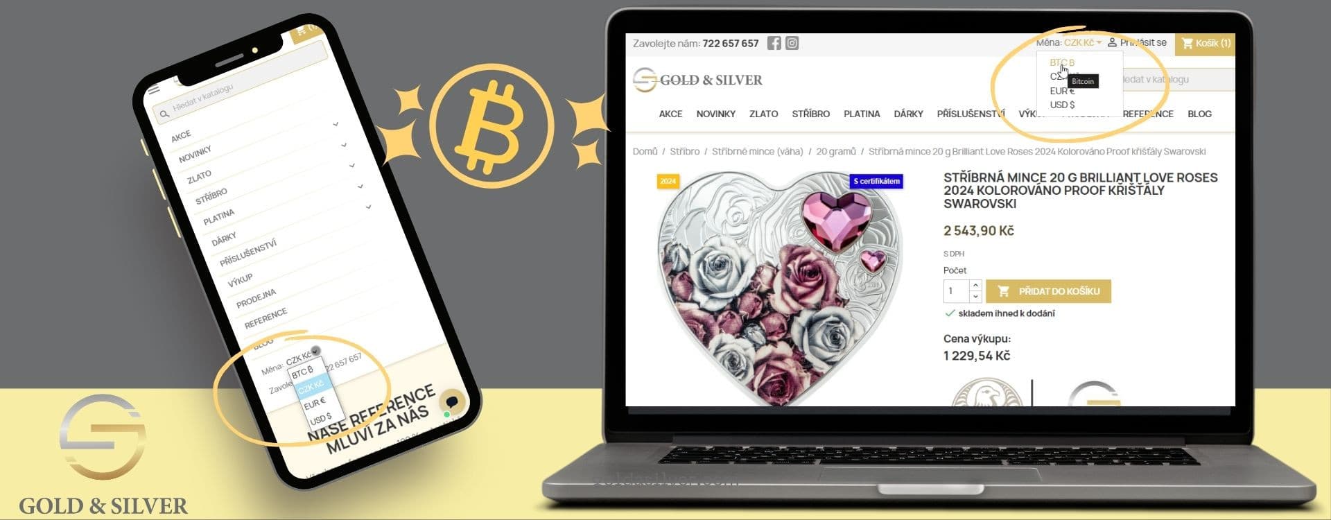 Plaťte Bitcoinem jednoduše přes QR kód skrz peněženku Taproot
