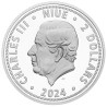 Stříbrná mince 1 Oz Český Lev 2024 Zlaceno