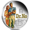 Stříbrná mince 1 Oz James Bond 007 Dr. No 2022 Proof + Kolorováná