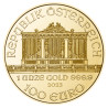 Tuba 10 x zlatá mince 1 Oz Wiener Philharmoniker různé roky