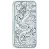 Stříbrná mince ve tvaru slitku 1 Oz Rectangular Dragon 2018