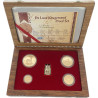 Sada zlatých mincí 4 x Krugerrand 2003 Proof