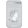 Stříbrná mince ve tvaru slitku 1 Oz Rectangular Dragon 2019