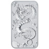 Stříbrná mince ve tvaru slitku 1 Oz Rectangular Dragon 2019