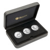 Sada stříbrných mincí 3 x 1 Oz Australian High Relief Proof 2017