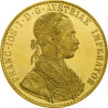 Zlatá mince 4 Dukát František Josef I. 1915 Novoražba