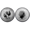 Stříbrná mince 10 Oz Lunar Series II Year of the Rooster 2017